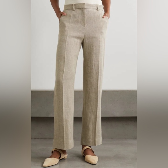 TOTEME Linen wide-leg pants - M/L (40) - Picture 1 of 14